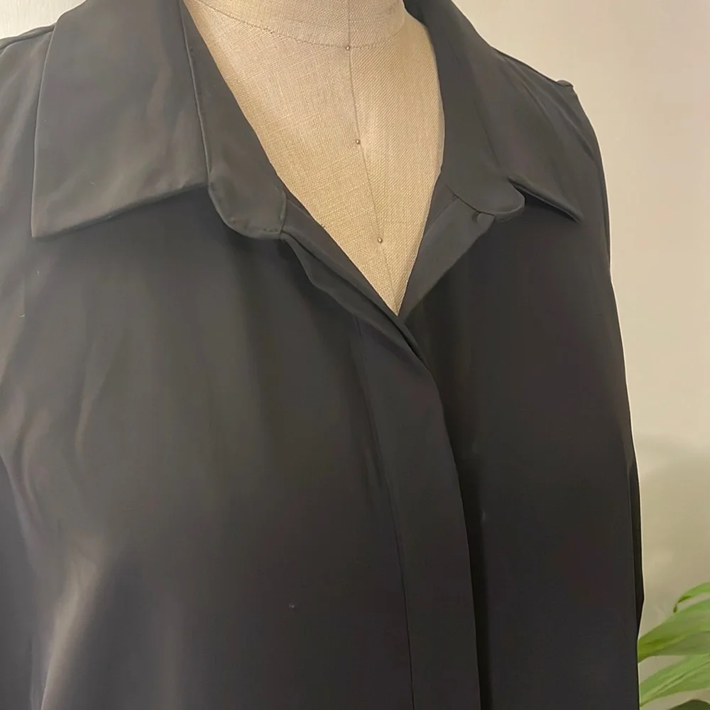 Jones New York sleeveless black button up midi dress - Picture 5 of 6